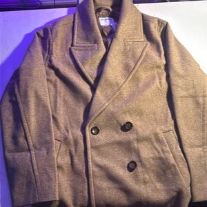 Old navy tan Peacoat
